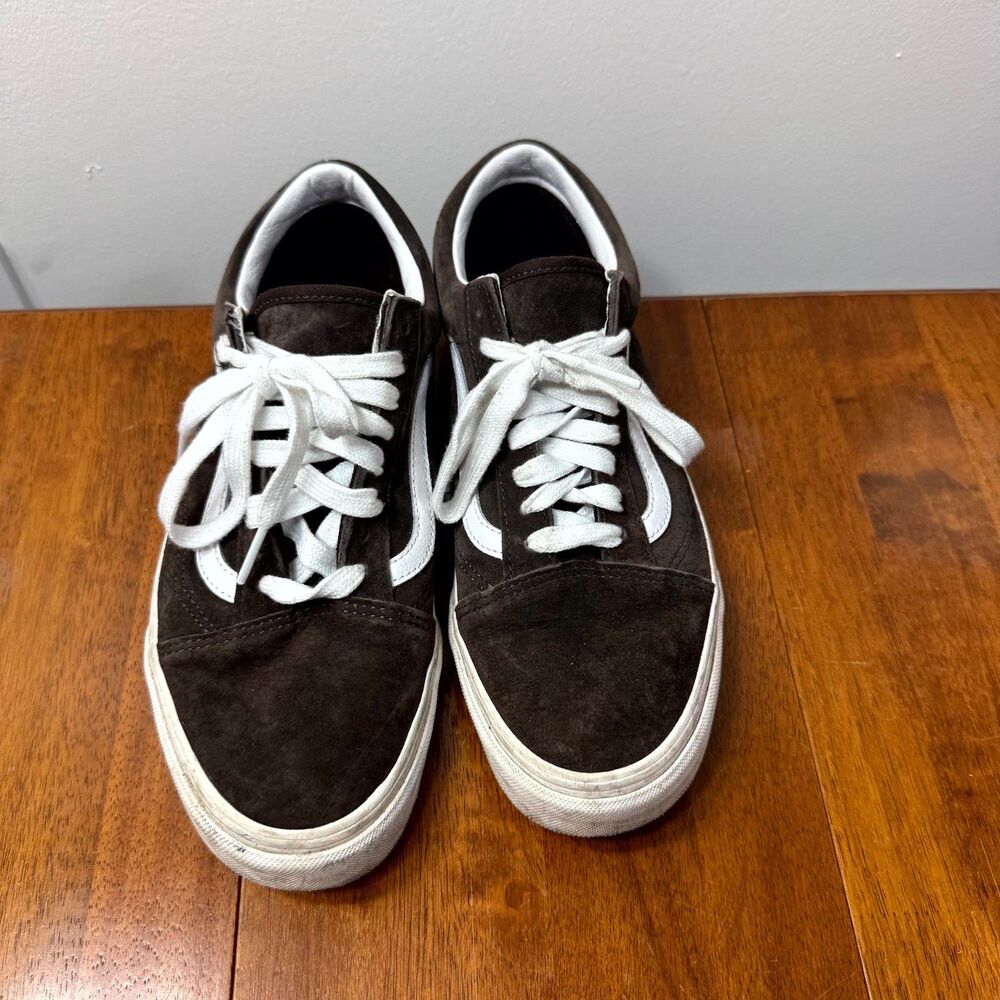 Vans HEIQ Eco Dry Water Repellent Brown Sneakers Womens Size 9.5